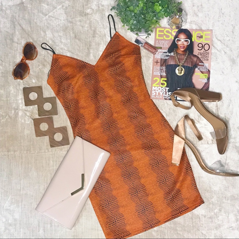 Fashion Nova “Poisonous Snake” Mini Dress